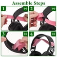 thumbnail image 5 of Geekria Flex Fabric Headband Pad Compatible with Corsair HS80 RGB, HS80MAX Headphones, Replacement Band Repair Part (Pink), 5 of 6
