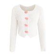 thumbnail image 4 of Sweaters for Women Suitable Fall and Winter Comfortable and resistant to pilling White L Womens Sweaters, 4 of 5