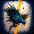 thumbnail image 4 of Maki 12x12 Black Modern Wood Framed Wall Art Titled - The Art Of Accidents I, 4 of 6