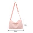 thumbnail image 3 of Bolsa cruzados de moda, a cuadros de viaje diario para damas y niñas, de compras Ndcxsfigh Para Estrenar, 3 of 5