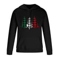 thumbnail image 3 of VALMASS Christmas Sweatshirts for Men Xmas Trees Graphic Long Sleeve Hooded Tops Fall Winter Cozy Warm Going Out Hiking Hoodies (XL, E Black), 3 of 5