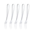 thumbnail image 4 of 5 pcs Delicate Useful Stainless Steel Fruit Fork Cake Fork Exquisite Fork for Children Use (Thicken Fork), 4 of 8