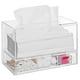 thumbnail image 4 of Caja de almacenamiento de joyas de acrílico cosméticos pintalabios de maquillaje organizador caja de soporte (2 cajones ), 4 of 8