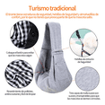 thumbnail image 2 of Bolsa Mochila Mascotas Manos Libres Viaje Para Perro Gato Xtellar azul, 2 of 4