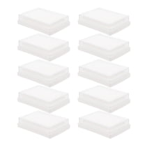 GOOHOCHY Empty Blank Ink Pad Transparent High Density Sponge 10pcs