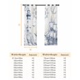 thumbnail image 6 of Fsddascl Nautical Ship Lighthouse Blackout Curtains for Bedroom/Living Room, Thermal Insulated Kitchen Curtains, Ocean Anchor Rudder Lines Art Grommet Darkening Window Treatment Drapes 27.5"x39"x2, 6 of 6