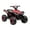 red, variant on CazToi 12V Kids Ride On Toy ATV Electric ATV with Remote Control, Music, Horn, Monitor Display, LED Lights, Treaded Tires for Toddlers 3-6
