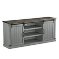 thumbnail image 4 of FESTIVO Farmhouse TV Stand for 75" TV, Entertainment Center, Sliding Barn Door TV Stand, 68 inch TV Console Table, Home Living Room Media Console with Adjustable Shelf - Grey, 4 of 8