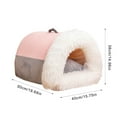 thumbnail image 3 of Antqov Indoor Dog House, Portable Foldable House Bed with Cover Cushion, Soft Kennel Pet Tent & Cave Bed for Cats & Small Medium Dogs Winter Autumns Use Supplies Gifts, 3 of 7
