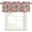 Red, variant on Teal Morocco Style Kitchen Valances for Windows, Vintage Rustic Simple Geometric Art Gray Bathroom Window Valances 42x12 Inch Rod Pocket Window Treatments Valance Curtains for Living Room Bedroom