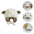 thumbnail image 5 of Gymnture Winter Lamb Plush Earflap Hat for Boys, 5 of 10