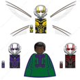 thumbnail image 2 of Bloques de construcción XH para niños, figuras de acción para armar juguete de ladrillos, ideal para regalo de cumpleaños, modelo X0115 qym unisex, 2 of 2