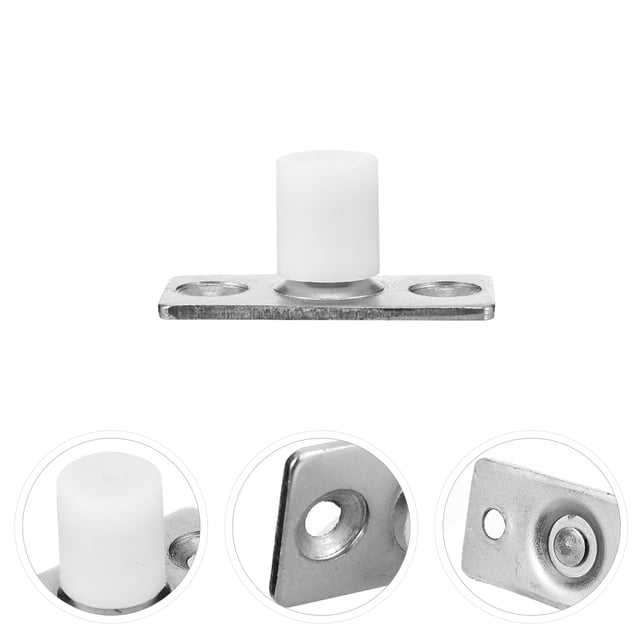 IFANLANDOR 1Pcs Guide de Sol Coulissant en Nylon Rouleau Rond pour Porte de Grange Usage Extérieur Guidage Robuste