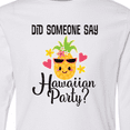 thumbnail image 4 of Inktastic Hawaiian Party Pineapple Long Sleeve Youth T-Shirt, 4 of 5