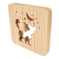thumbnail image 4 of Night Light Lamp, Cat Hollow Shape Wooden 3D Lamp Multi Purpose  For Decor, 4 of 8