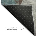 thumbnail image 5 of Addison Rugs Mayfield Premium Machine Washable Transitional Geometric Chocolate Rectangle Rug, 9' x 12', 5 of 7