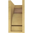 thumbnail image 4 of 7"W x 14"D x 14"H Classic Mayflower Rough Cedar Woodgrain TimberThane Corbel, Primed Tan, 4 of 6