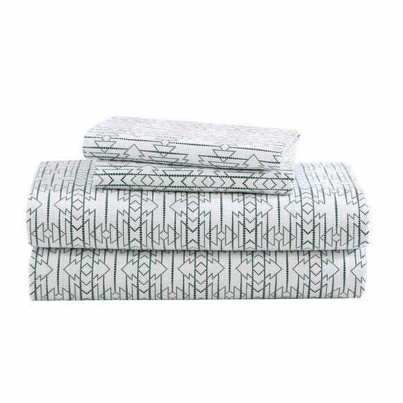 Eddie Bauer- Queen Sheet Set, Cotton Flannel Bedding Set, Brushed For Extra Softness, Cozy Home D