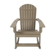 thumbnail image 4 of Outdoor Rocking Adirondack Chair, Taupe, 4 of 10