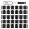 thumbnail image 2 of Rubber Tips for Dog Pinch Prong Collars Black Covers Multiple Sizes, 2 of 15