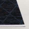 thumbnail image 4 of Safavieh Mila Harding Diamond Polyester Area Rug, Brown/Blue Black, 8' x 10', 4 of 11