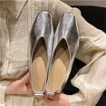 thumbnail image 5 of AUDeals Women's Dress Shoes, Faux Leather Loafers with Pointed Toe and Low Wedge Comfort for Work and Formal Wear, 5 of 8