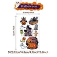 thumbnail image 3 of 10 piezas/juego de pegatinas de Halloween, pegatinas de tatuajes faciales y de mano, suministros de fiesta, regalo para niños, niñas y adultos, bonitas pegatinas de Halloween, divertidos, 3 of 5