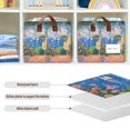 thumbnail image 4 of Yayeee Foldable Storage Basket for Shelves with Handles Waterproof Cloth Bins, Blue Window, 4 of 7