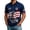 Black, variant on Zimjoy Men's USA Soccer Jersey Polo Shirts 2026 Country Team Short Sleeve Henley Fan International Football Polo Shirt Retro Streetwear Top Red L