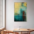 thumbnail image 2 of Elephant Stock Distant Limit Ii Wall Art - Vertical Multi Panel Canvas - Living Room Wall Decor - Abstract Multi Panel - Yellow And Red Decor By Erin Ashley - 42" x 65", 2 of 8