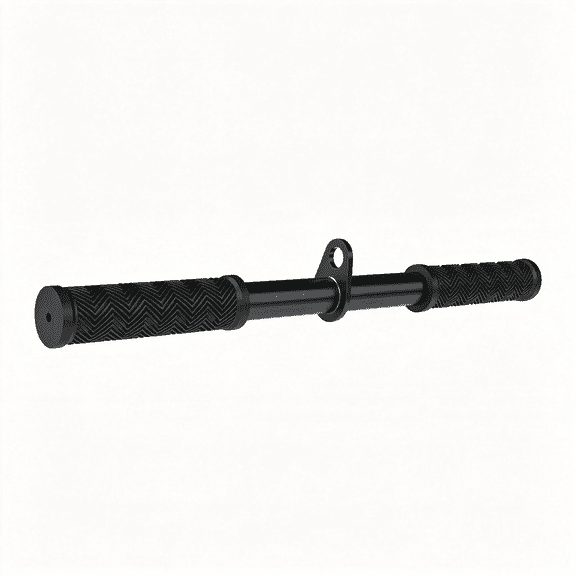 CYFW Straight Bar Cable Attachment,Non-Slip Tricep Bar for Tricep Pull Down,Lat Pulldown Attachment for Cable Machine and Home Gym Equipment Secure Straight Bar Cable Attachment