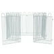 thumbnail image 3 of 8pcs valla de hámster juguete hámster alambre de hierro cerca patio de ejercicio simple blanco, 3 of 5