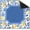 Blue Lemon31.5" x 31.5", variant on 31.5" Mahjong Mat - Non-Slip Rubber Bottom, Smooth Fabric Top for Easy Tile Sliding