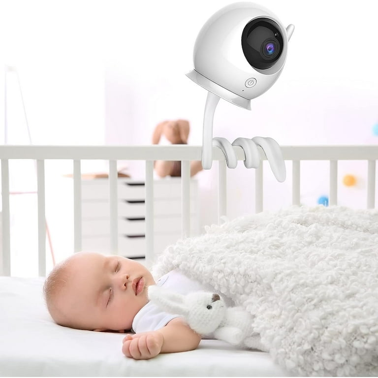 3.5” Small Floating Shelf Speaker & Camera Stand, Self Adhesive, No Screws  Wall Mount For Cameras Baby Monitors Webcams