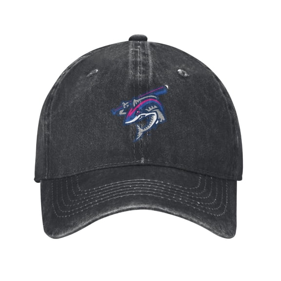 Pensacola Blue Wahoos Hat Adult Adjustable Classic Washed Casquette Cap Hat Baseball Cap