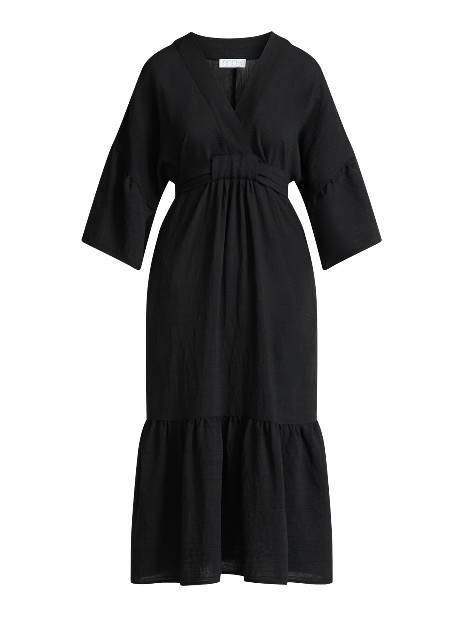 Sofia by Sofia Vergara Women's Tie Back Dress with Wide Sleeves