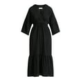 thumbnail image 4 of Sofia by Sofia Vergara Women's Tie Back Dress with Wide Sleeves, Mid Calf Length, Sizes XS-4X, 4 of 4