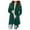 Green, variant on Olyvenn Womens Cardigan Wedding Blazer Set Long Sleeve Jackets Classic Solid Slim Fit Business Work Office Fashion V Neck Womens Suit Flowy Comfy Wrap Outwear Casual Army Green 4