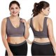 thumbnail image 4 of Sujetador deportivo ultrafino de talla grande para mujer, sin costuras, estilo crop top, color 32, 4 of 5