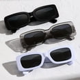 thumbnail image 2 of 3PCS Square fashion Women Sunglasses Y2K Hip Hop Vacation Beach Party Decoration Glasses Men (C3), 2 of 5