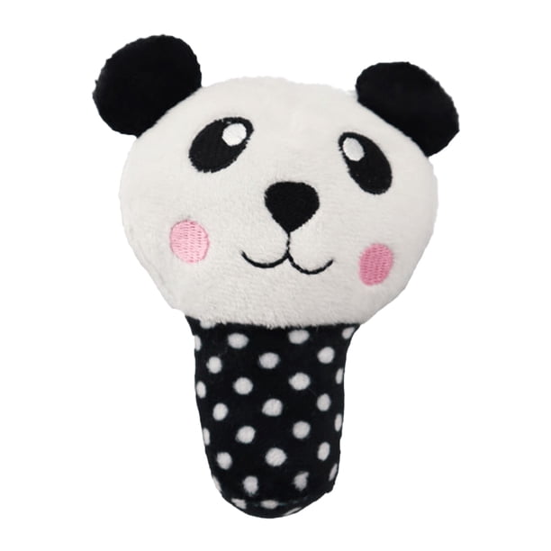 Juguete para perros resistente a los mordiscos y al chirrido, con forma de piruleta de conejo rosa y oso