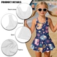 thumbnail image 6 of Yuyamidu Axolotl Print Swimsuits for Girls Kids Teens Bathing Suits Sleeveless Swimwear Swim Dress Cute Stretch Skirted Swimming Suits for Beach Vacation, 6 of 7