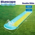thumbnail image 4 of Bluescape 18ft Blue Double Lane Water Slide Racer, with Sprinklers, Age 5 to 12, Unisex, 4 of 6