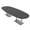 Asian Night w/Silver Base no Electric, variant on 12 Person Boat Oval Powered Conference Table With Square Metal Bases