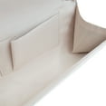 thumbnail image 4 of Elegant Classic Solid Satin Pleated Satin Flap Clutch Evening Bag Handbag, 4 of 4