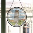 thumbnail image 3 of Leaning Tower of Pisa Italy Stained Glass Suncatcher Window Hanging – Christmas 2025 Window Hanging Keepsake for Travel Adventures, Great Gift for Families, Friends or Couples, 3 of 5