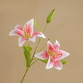 thumbnail image 1 of Artificial flower double-headed lily artificial flower home decoration wedding, 1 of 9
