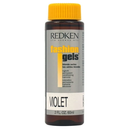 Redken Fashion Gels Blonde Series Highlift Permanent Conditioning Haircolor, Violet, 2 Oz