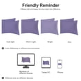 thumbnail image 7 of PiccoCasa 2Pcs Cotton Pillowcases for Bedding, Non-Standard Lavender, 7 of 7