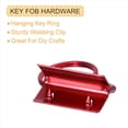 thumbnail image 5 of 20 llaveros con anillas para correas de bolsos, color rojo., 5 of 5
